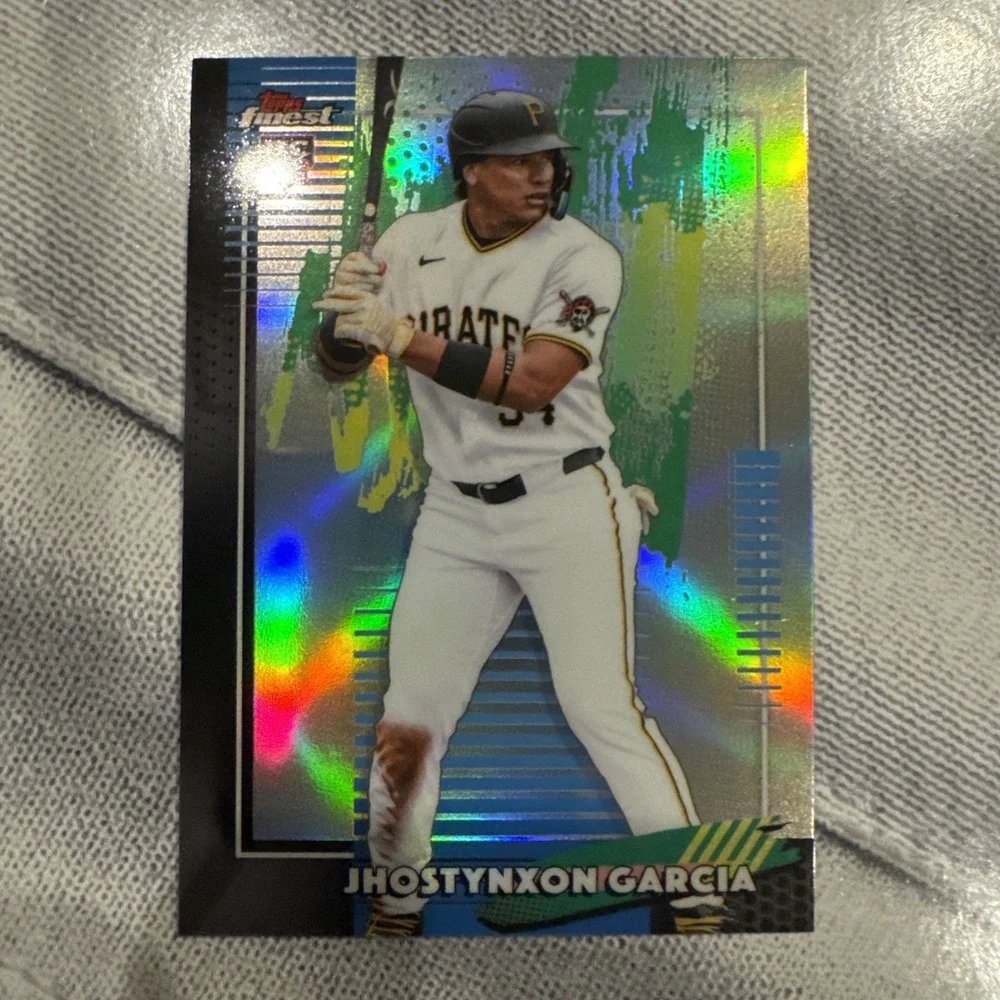 Jhostynxon Garcia 2026 Topps Finest Common #20 Rookie Refractor Pirates RC